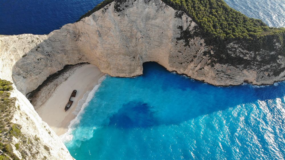 Zátoka Navagio na Zakynthu